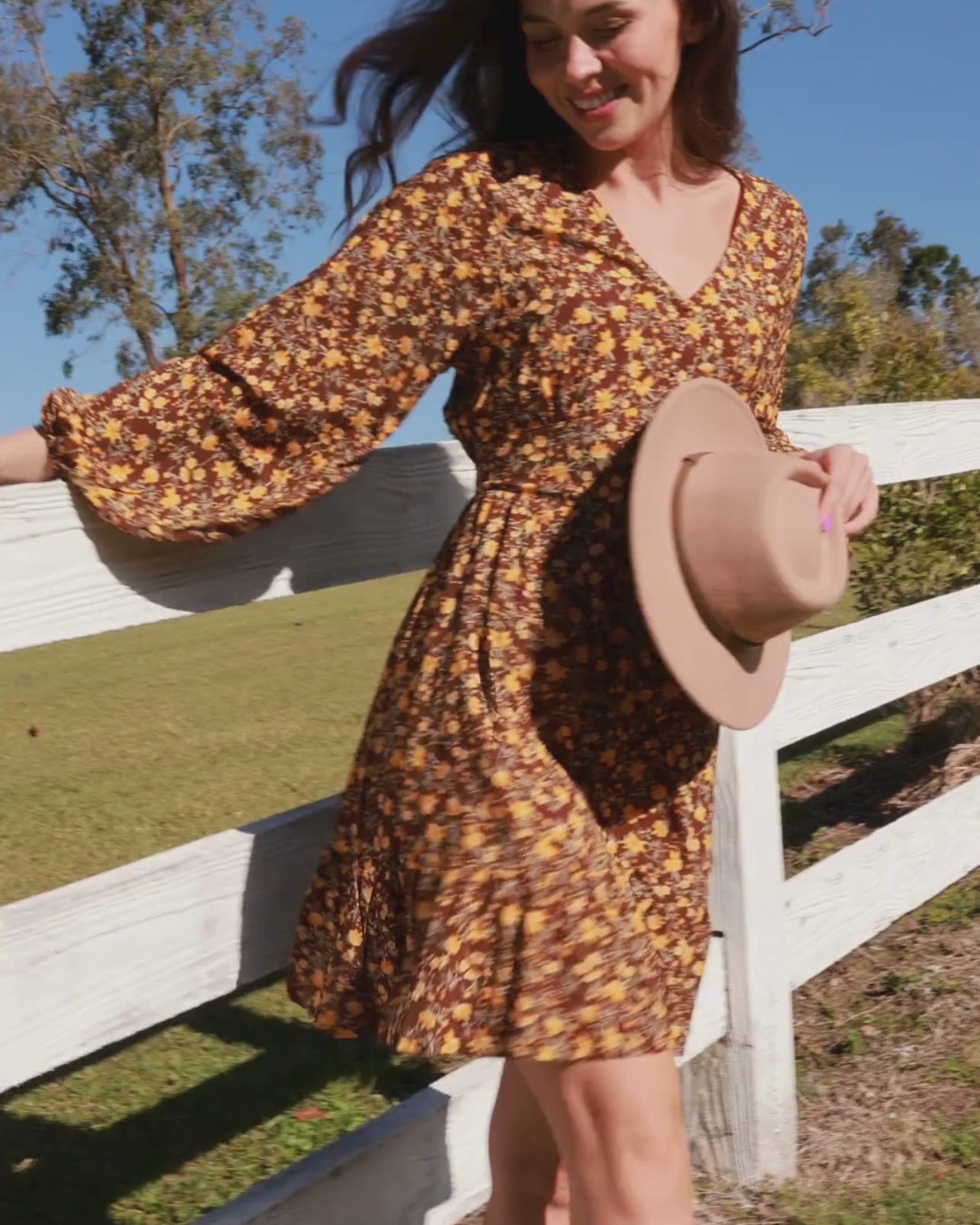JAYA MINI DRESS MARMALADE SKIES