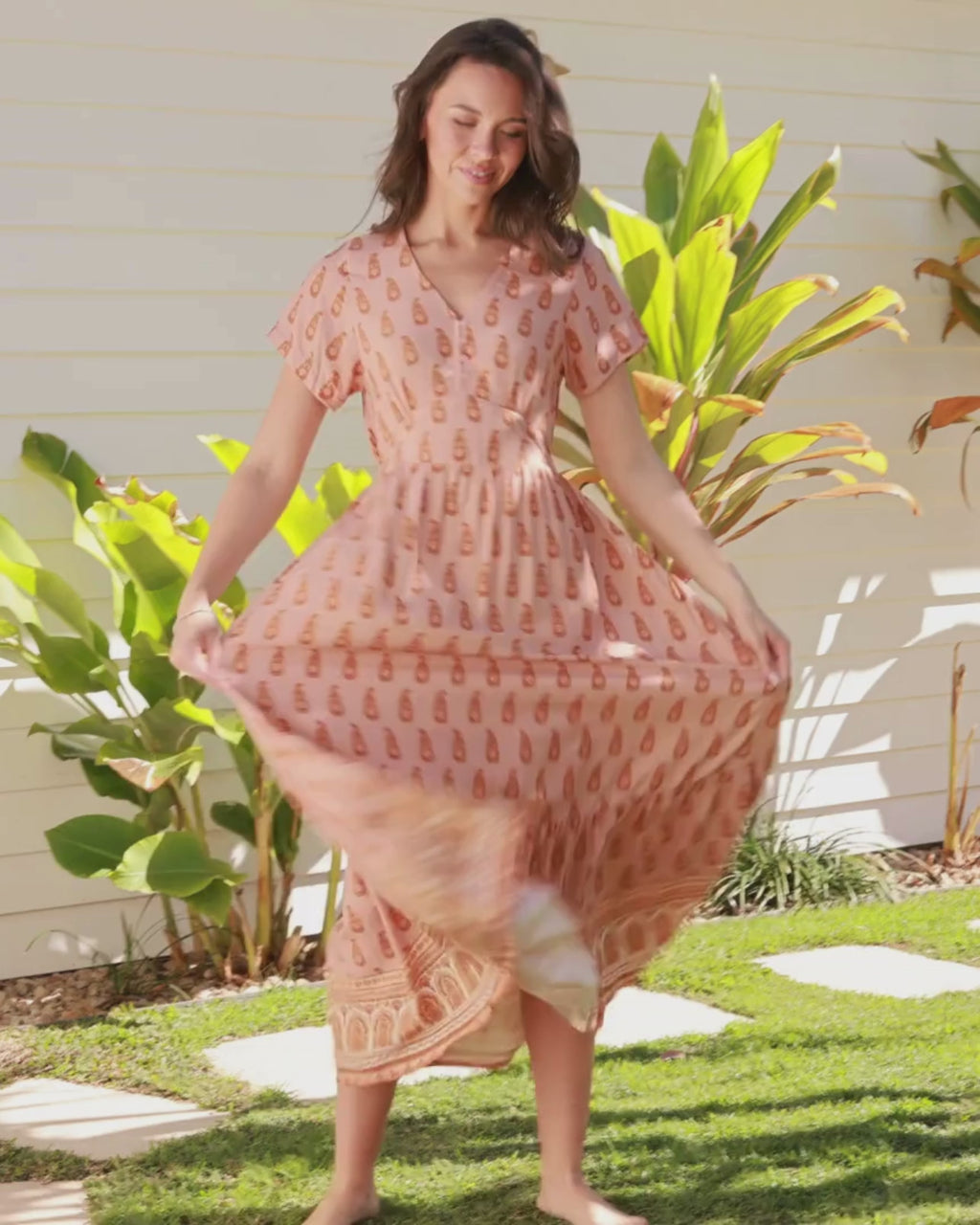 ALICE MAXI DRESS ROSEWOOD