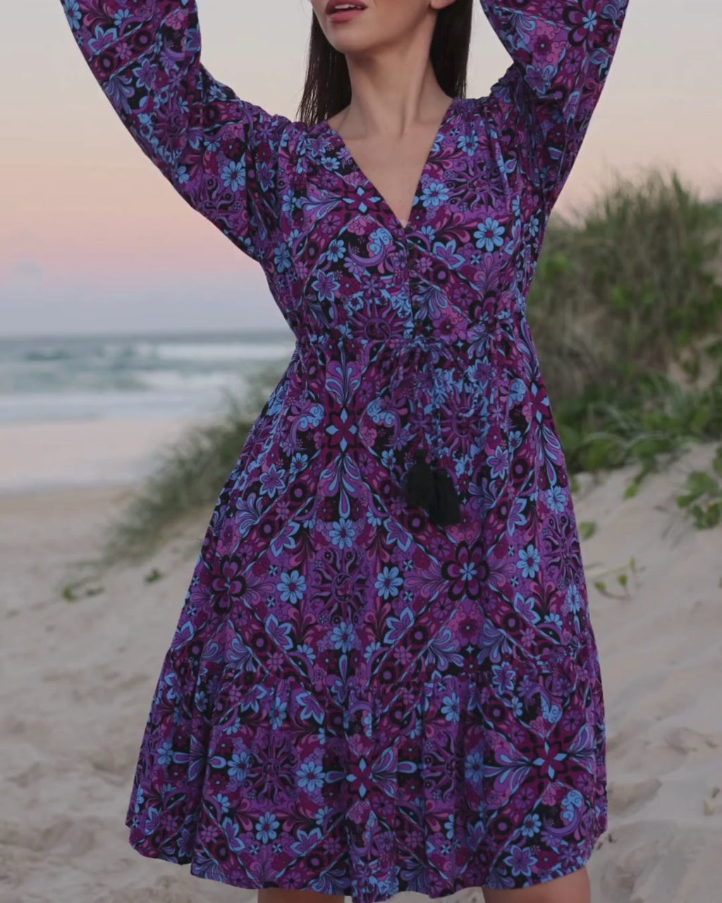 HARPER MINI DRESS MIDNIGHT ECLIPSE