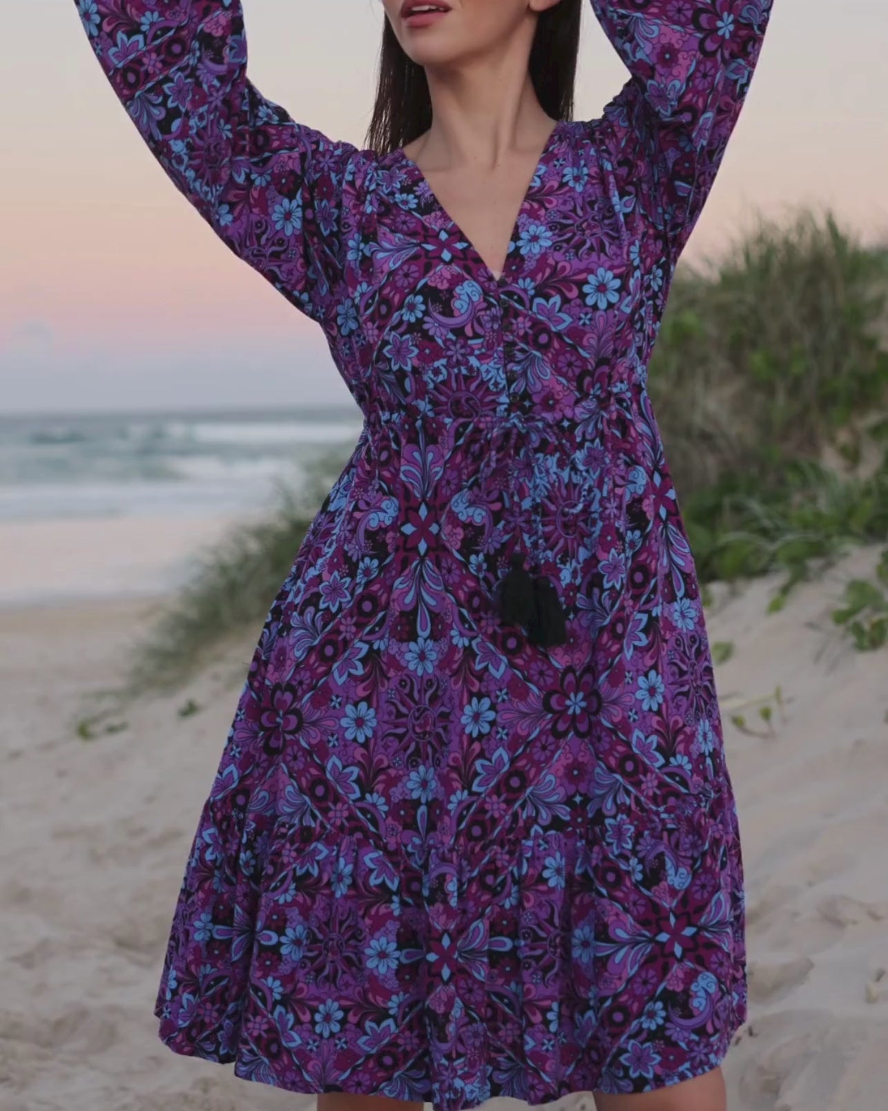 HARPER MINI DRESS MIDNIGHT ECLIPSE