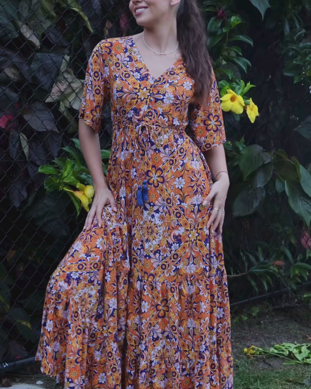 MARA MAXI DRESS GOLDEN ECLIPSE