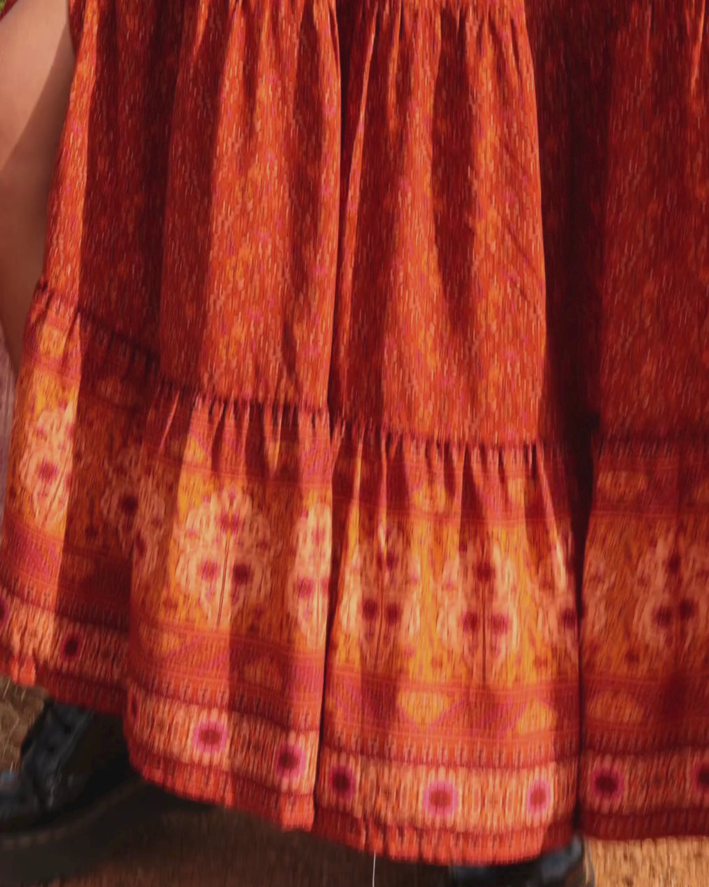 KIARA MAXI DRESS PUMPKIN SPICE