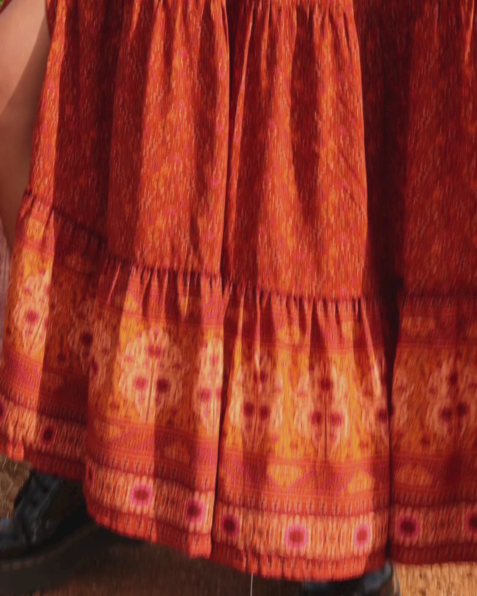 KIARA MAXI DRESS PUMPKIN SPICE