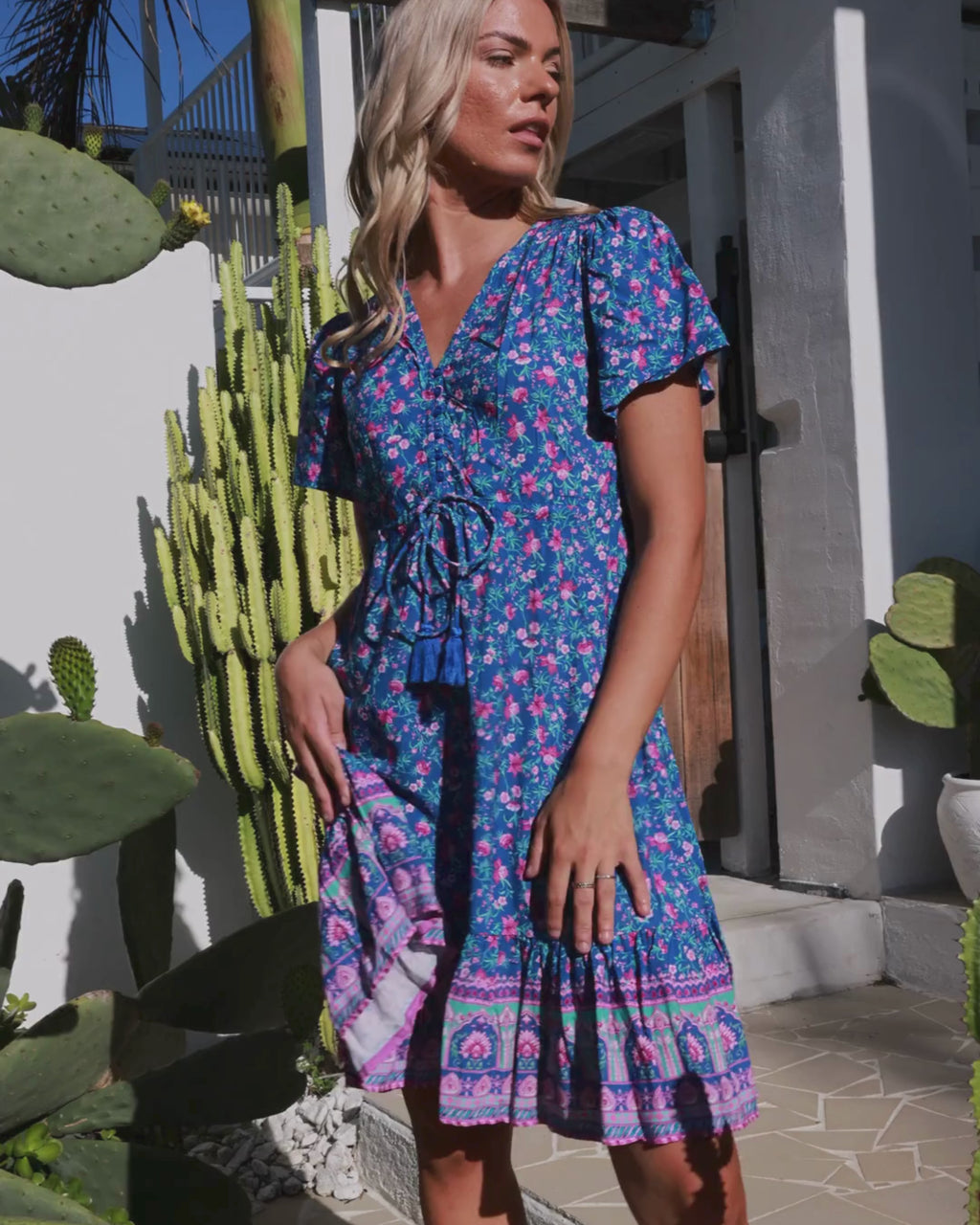 FRIEDA MINI DRESS AURA