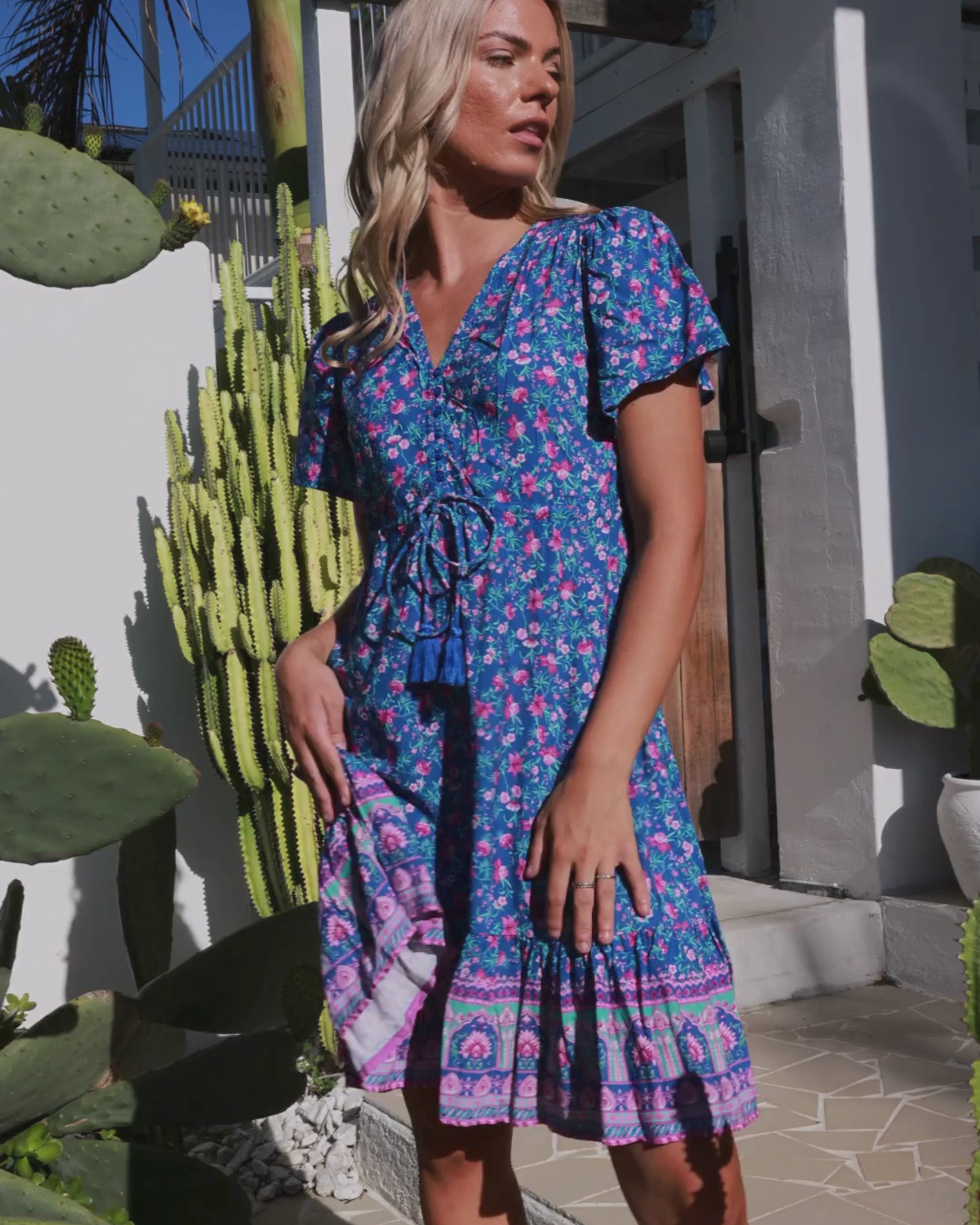 FRIEDA MINI DRESS AURA