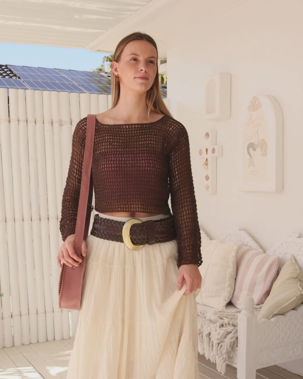 NORA TOP CHOCOLATE