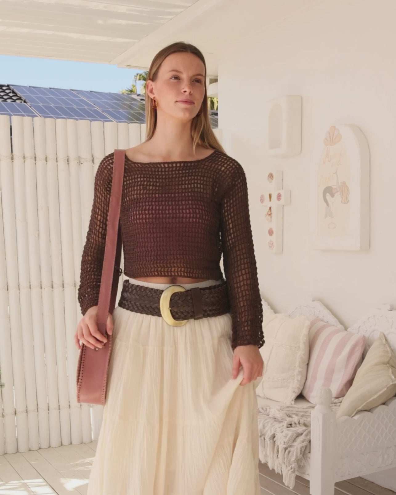 NORA TOP CHOCOLATE