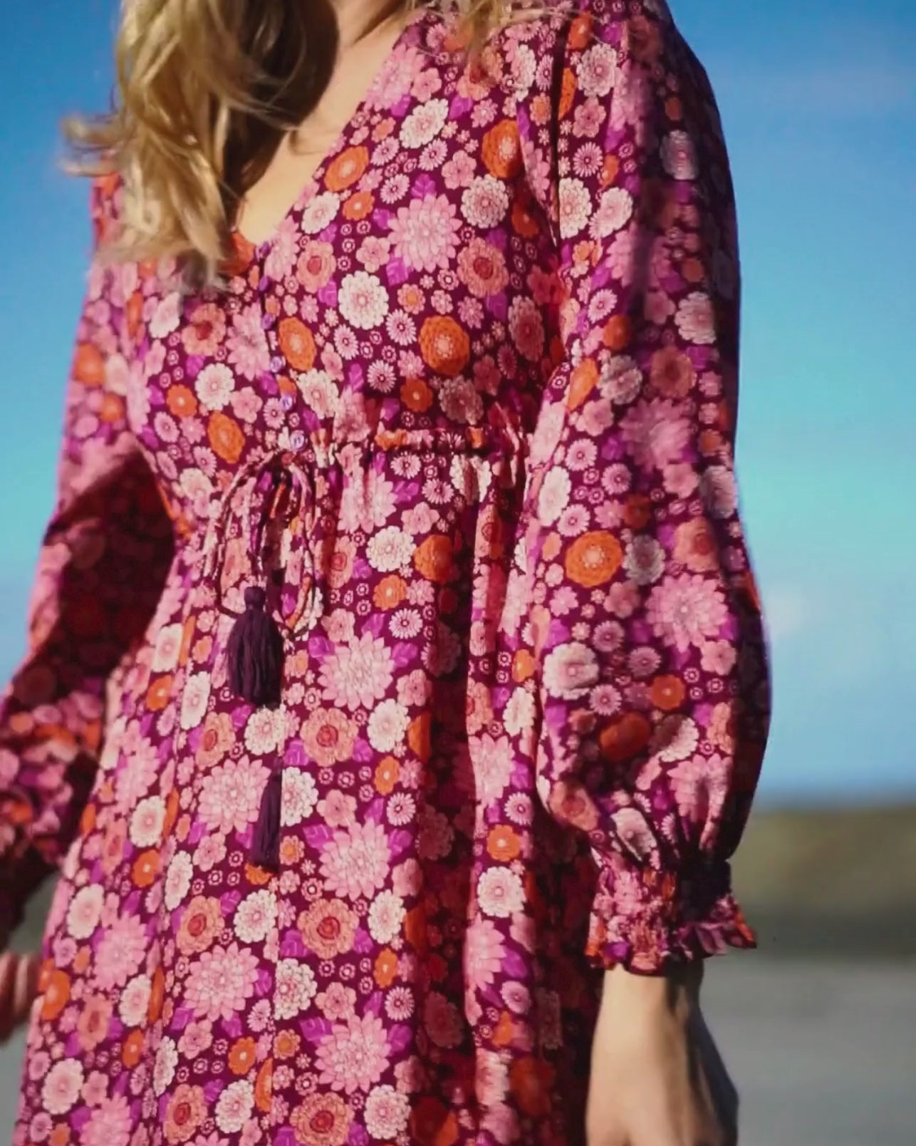 HOPE MAXI DRESS MALBEC