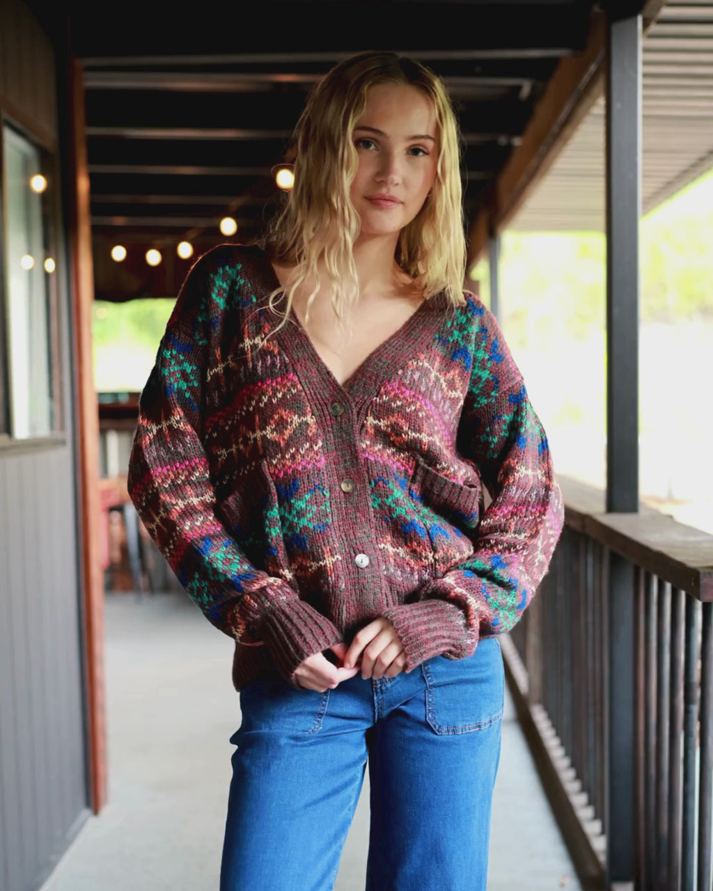 MARGI CARDIGAN SUNSET