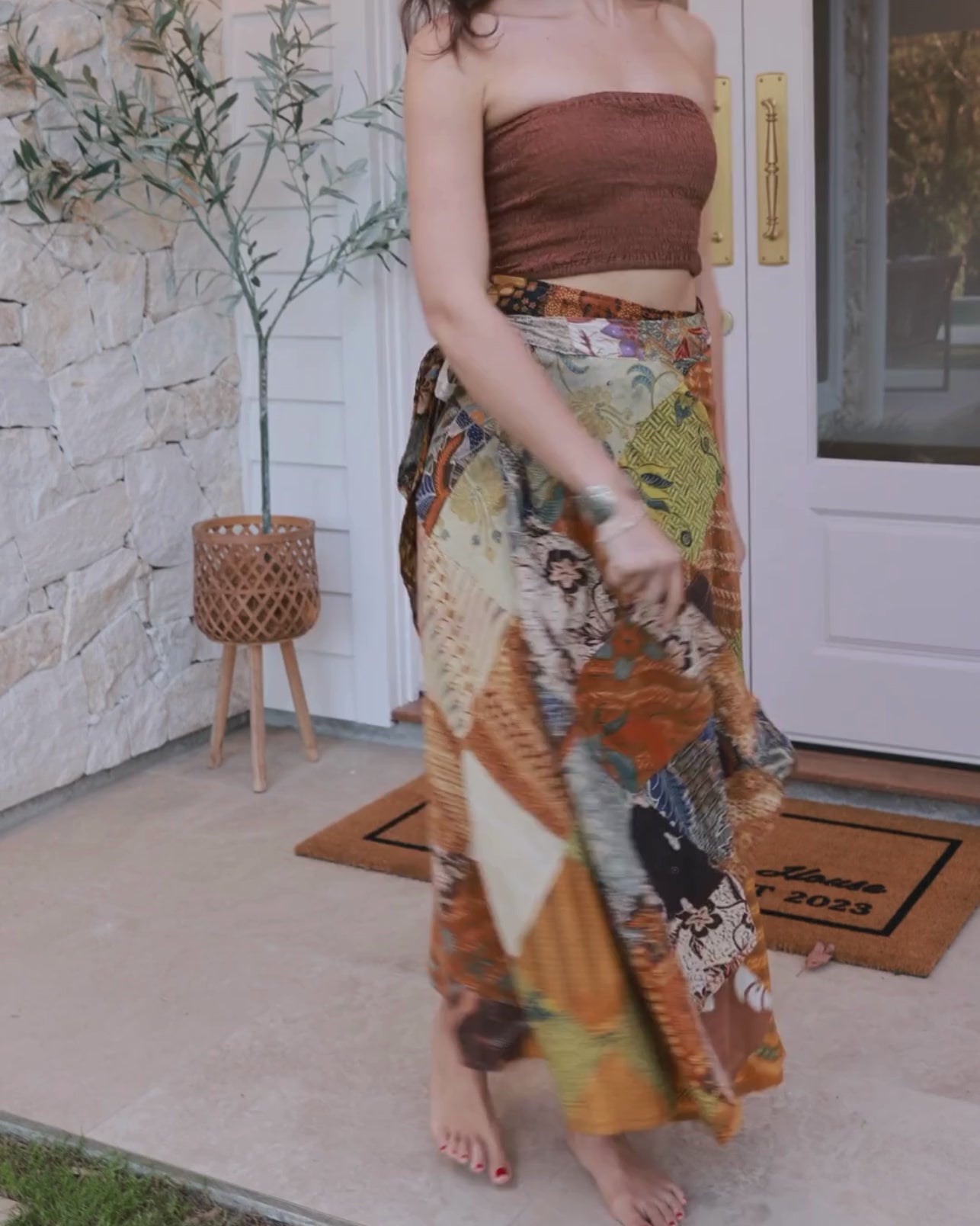 BETH MAXI SKIRT NATURAL