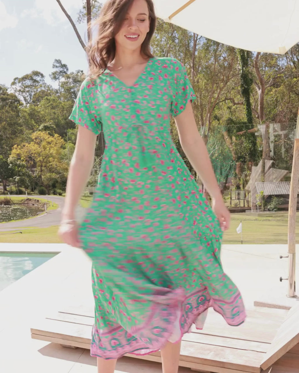 MANDY MIDI DRESS OPAL DREAM