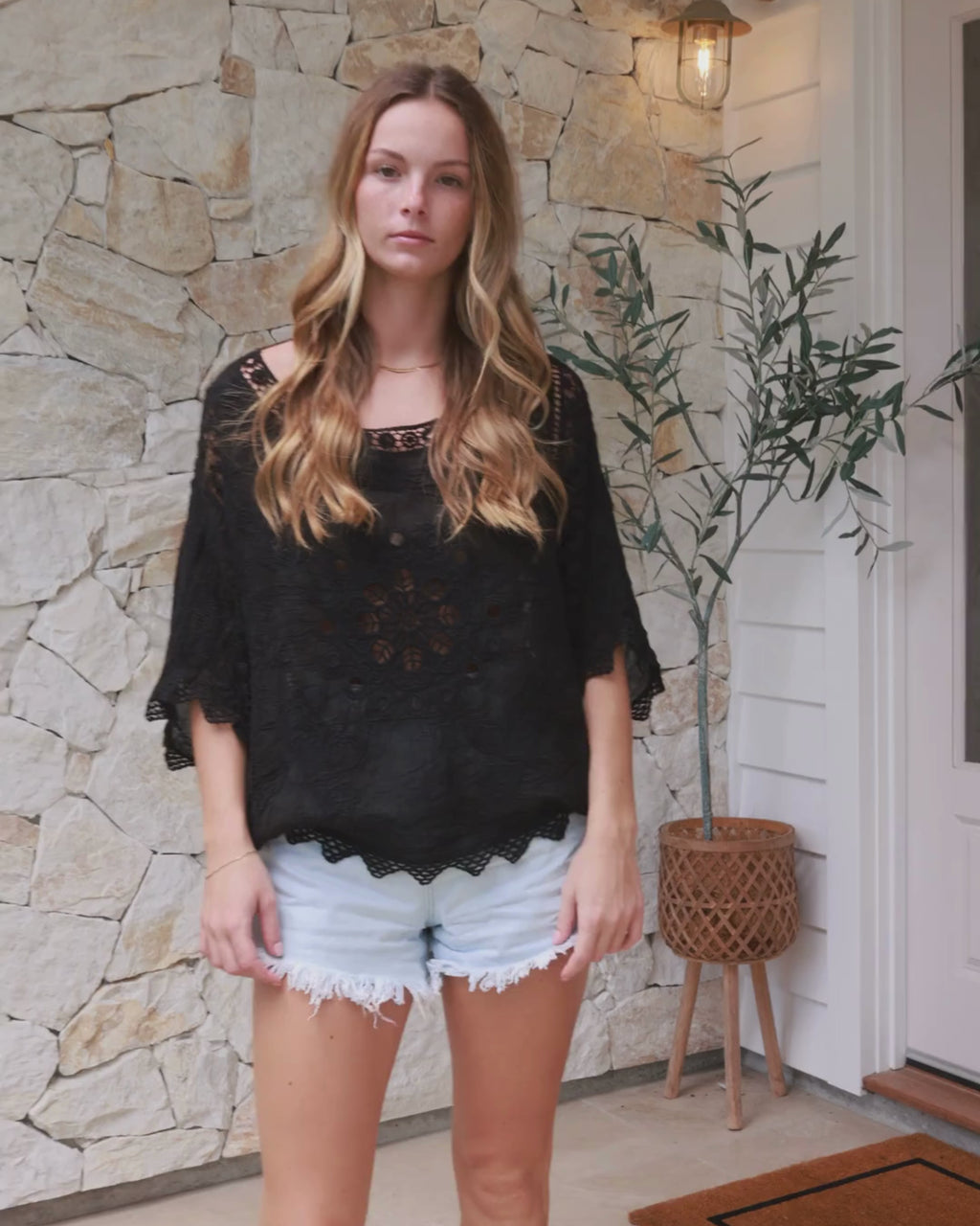 ABBY TOP BLACK