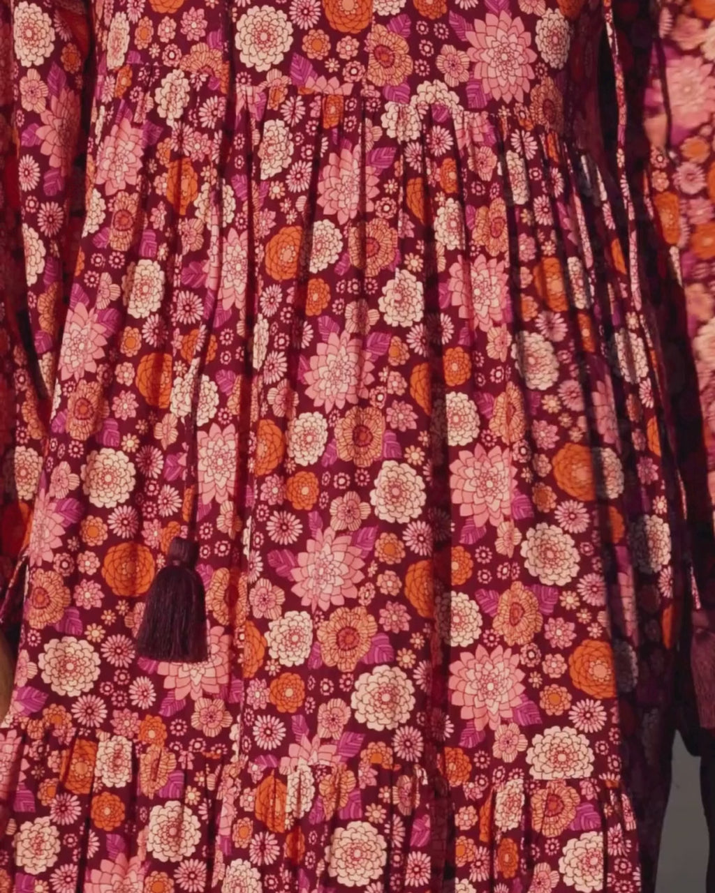 ARABELLA MAXI DRESS MALBEC