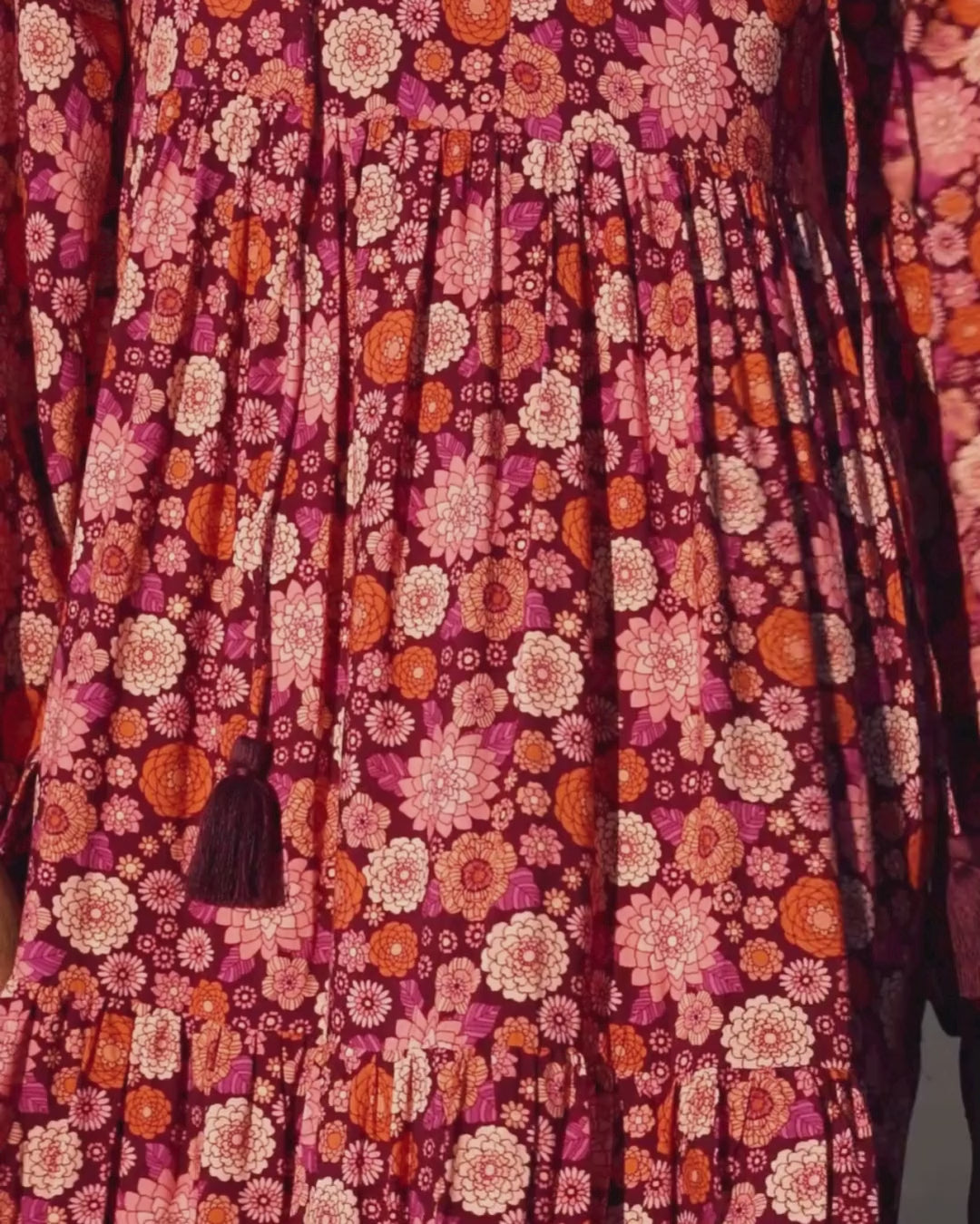 ARABELLA MAXI DRESS MALBEC