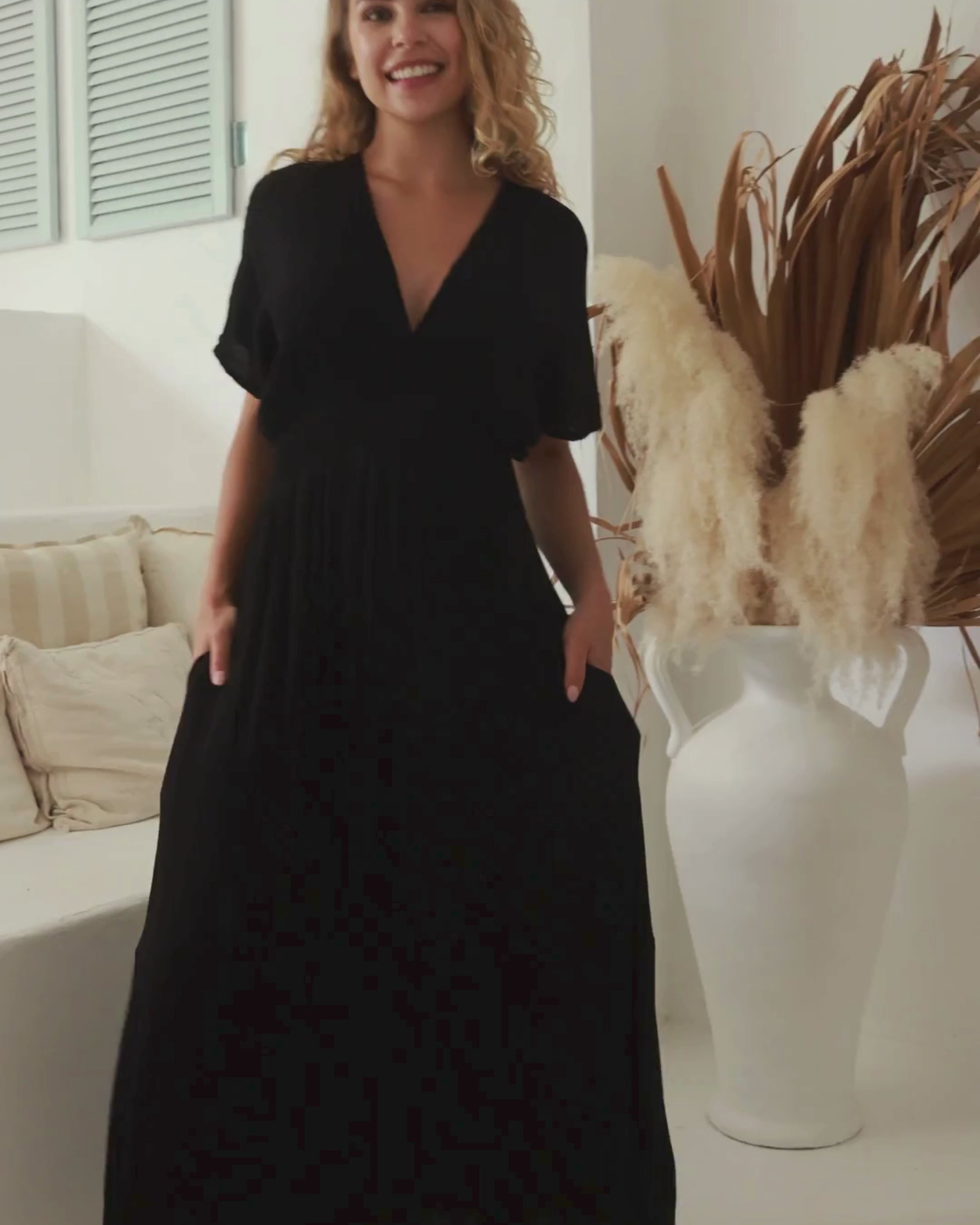 ELISA MAXI DRESS BLACK