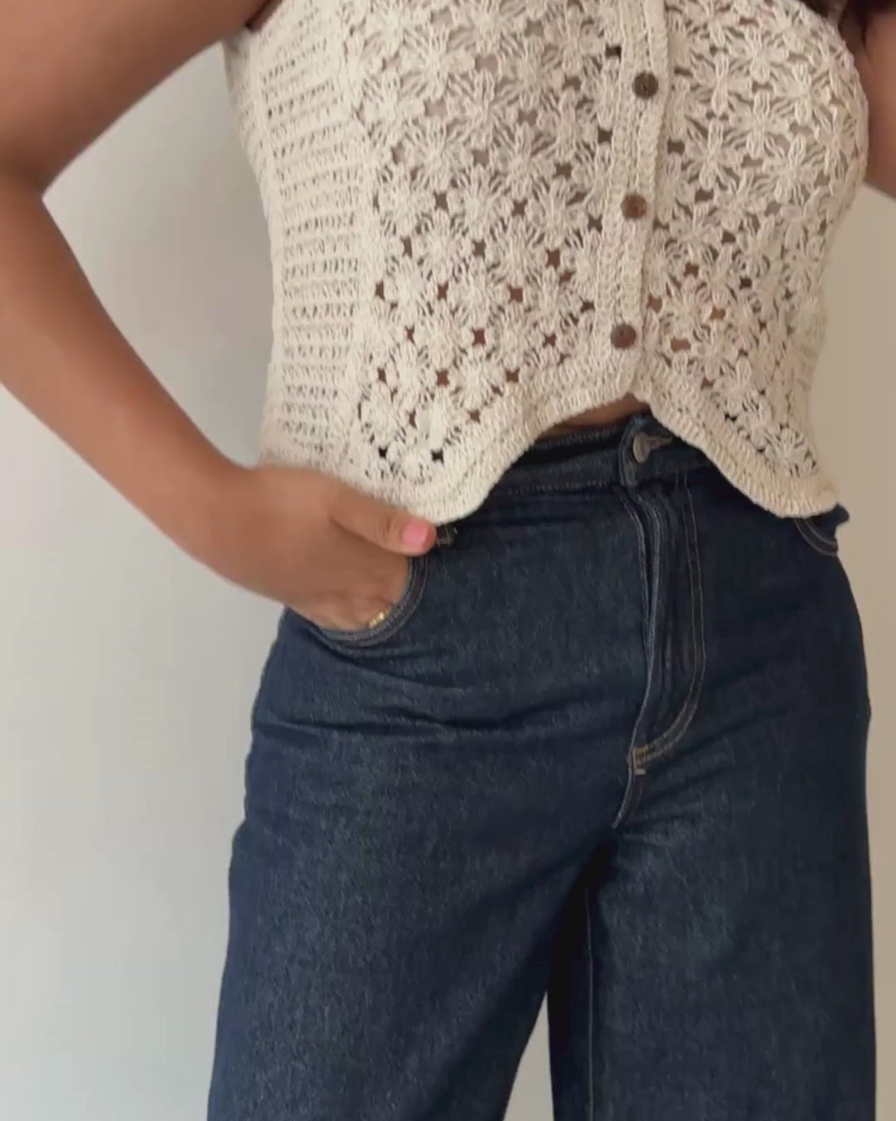 MAHLI VEST VINTAGE CREAM