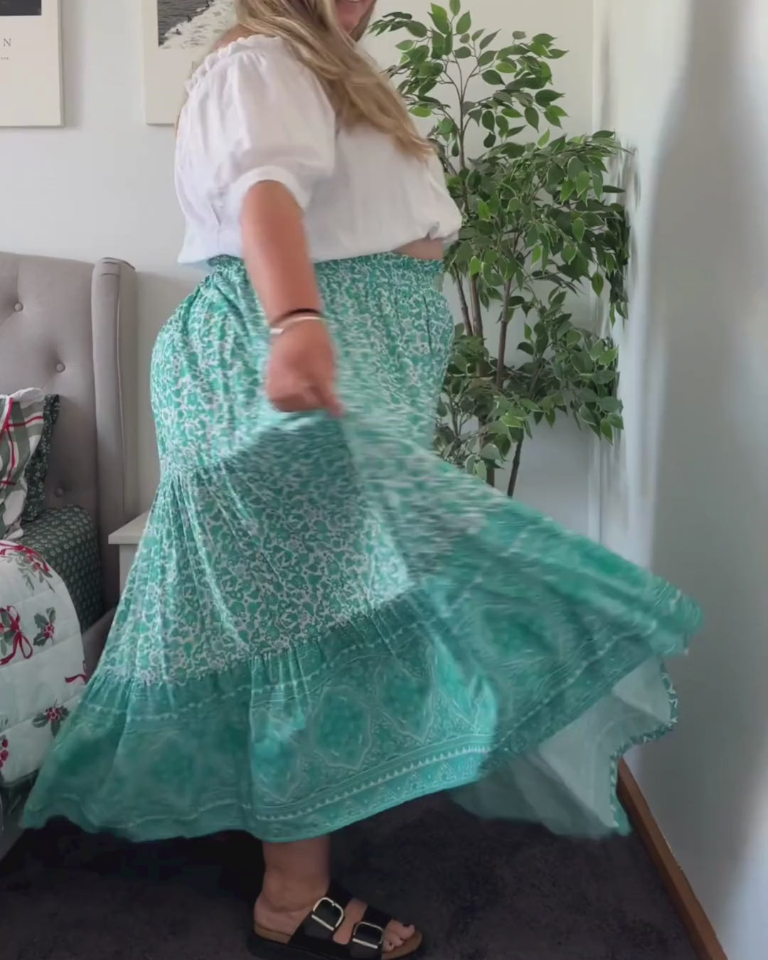 CARLA MAXI SKIRT WHITSUNDAYS